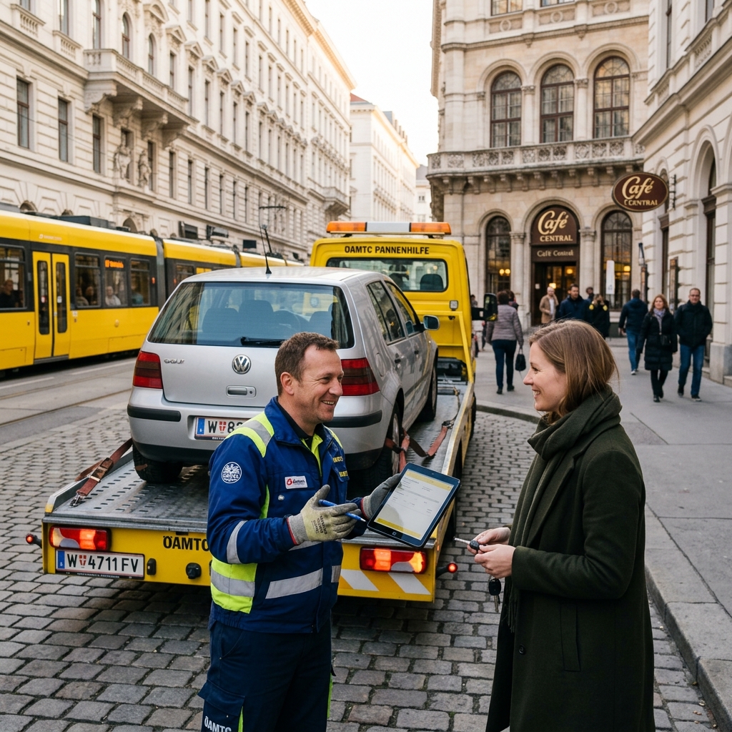Towing in Vienna English Service
